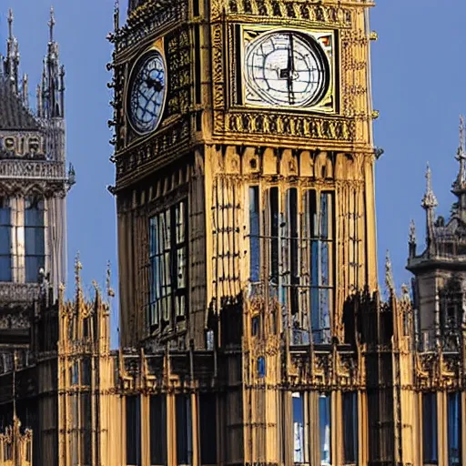 Image similar to Photo of the Big Ben finally hatching to reveal its true form: Optimus prime