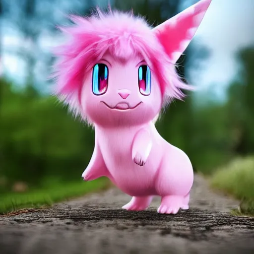 Prompt: national geographic photo of wigglytuff, pokemon in the wild, intricate, portrait, 8 k highly professionally detailed, hdr, award winning