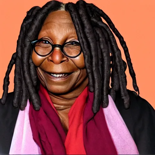 Prompt: whoopi goldberg as a bird