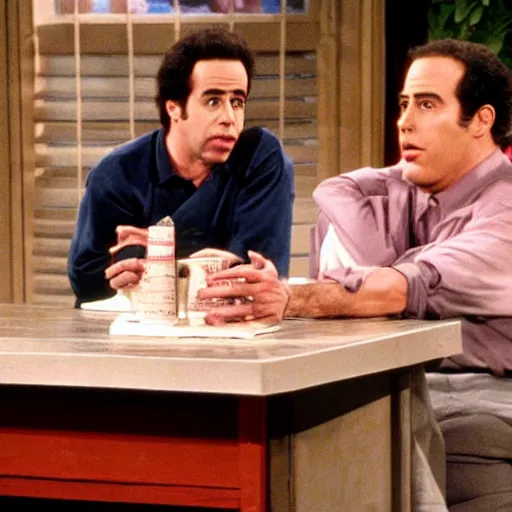 Image similar to seinfeld show as a soap opera