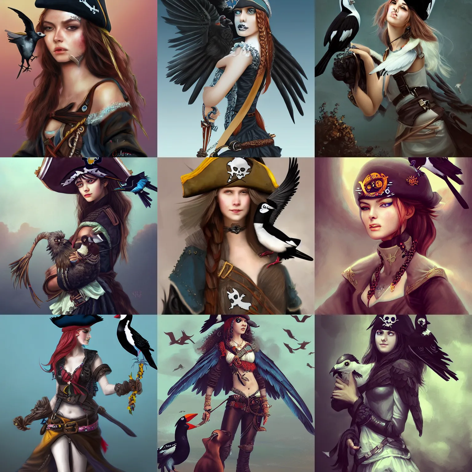 pirate girl art