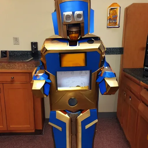 Prompt: I won my costume contest with my Blitzcrank costume