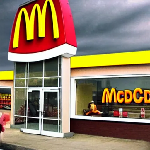 Prompt: mcdonalds in the year 2050