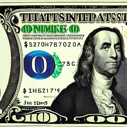 Image similar to $ 1 0 0 bill with god in the portrait