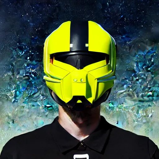 Prompt: a thunderbolt neon yellow ranger helmet by paolo eleuteri serpieri and tomer hanuka and chesley bonestell and daniel merriam and tomokazu matsuyama, unreal engine, high resolution render, featured on artstation, octane, 8 k, highly intricate details, vivid colors, vector illustration