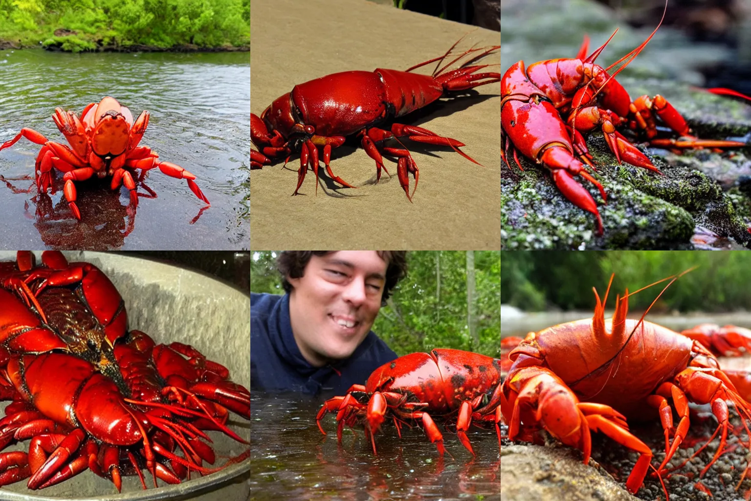 Prompt: grogu as a crawfish