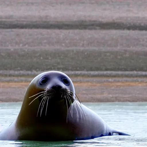 Image similar to a seal visiting russia