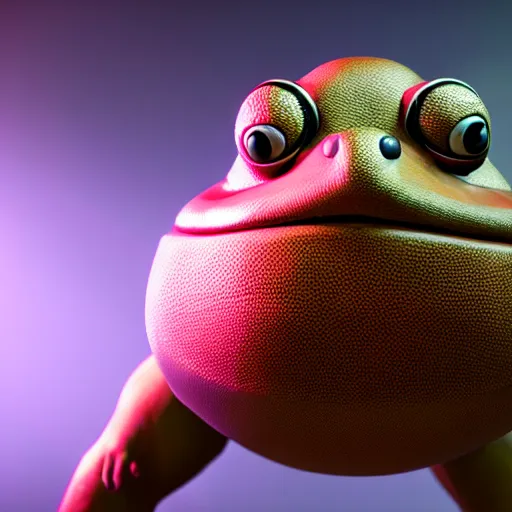 Prompt: a six foot tall anthropomorphic toad playing basketball, spotted, light brown, unreal engine, 4 k, artstation, ultra realistic, dynamic lighting, dynamic shadow,