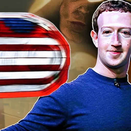 Prompt: mark zuckerberg playing captain america in his mansion
