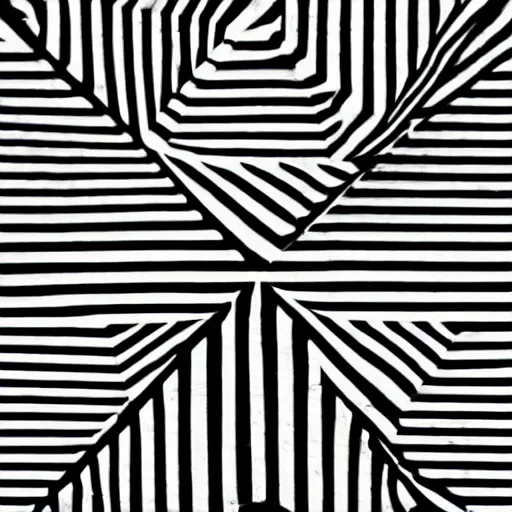 Image similar to optical illusion black and white