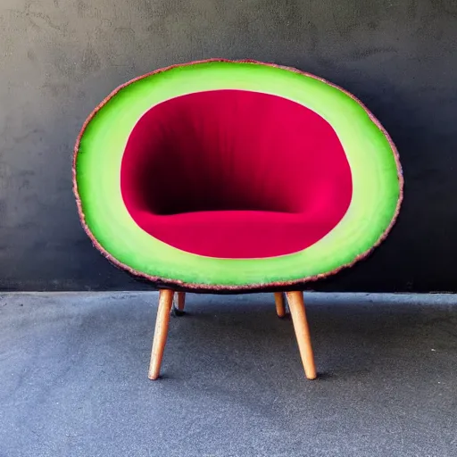 Image similar to an avocado armchair