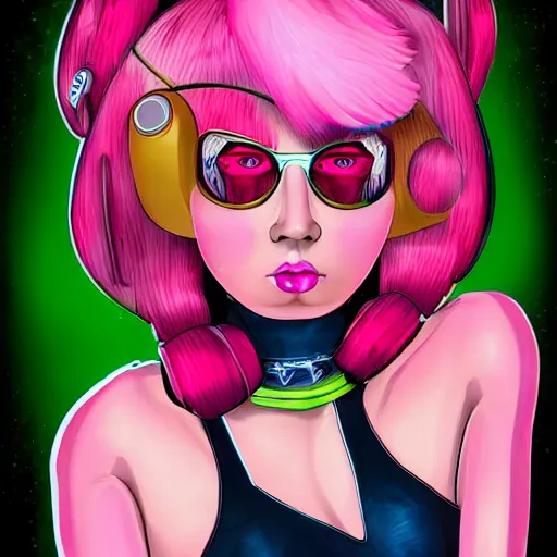 Image similar to candypunk character design, photographic portrait,