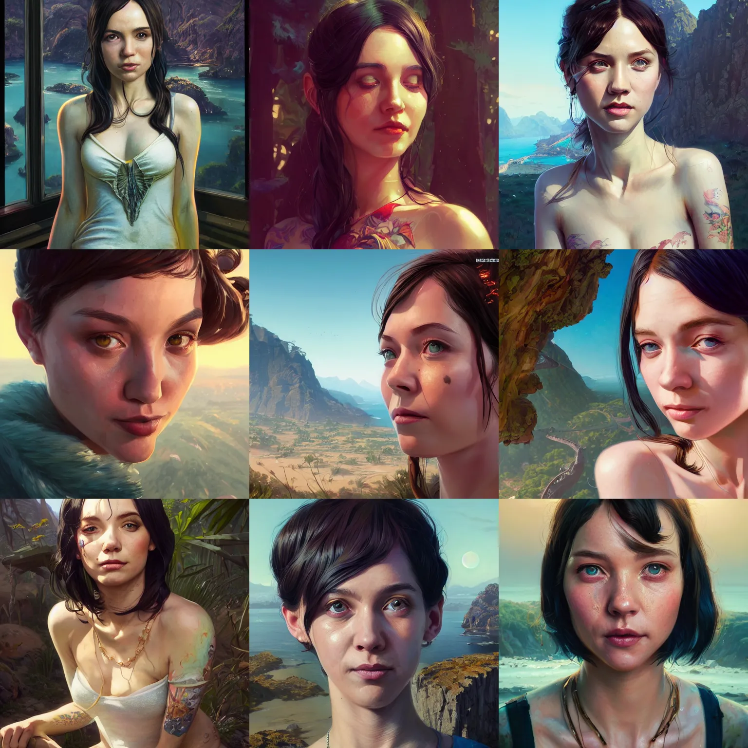 Prompt: highly detailed portrait lum invander in gta v, stephen bliss, unreal engine, fantasy art by greg rutkowski, loish, rhads, ferdinand knab, makoto shinkai and lois van baarle, ilya kuvshinov, rossdraws, tom bagshaw, global illumination, radiant light, detailed and intricate environment