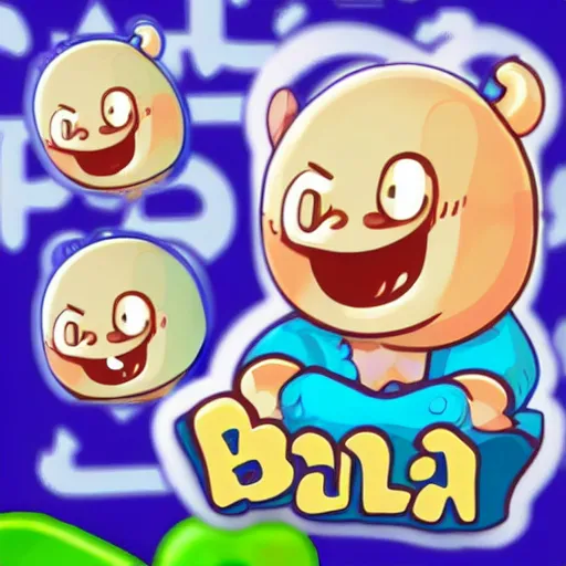 Image similar to cute sticker of baba is you videogame