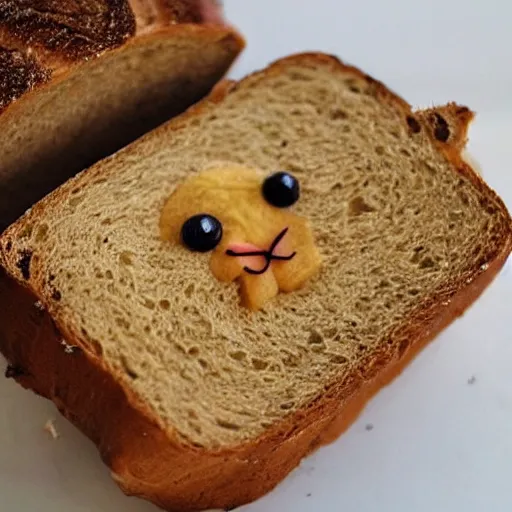 Image similar to a bunny bread hybrid
