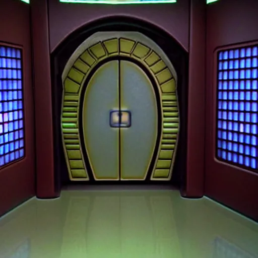 Image similar to gate room from the tv show star gate sg - 1