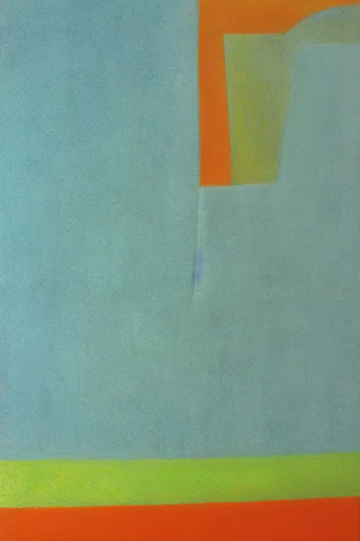 Prompt: mid century modern art canvas pastel color by bernard simunovic