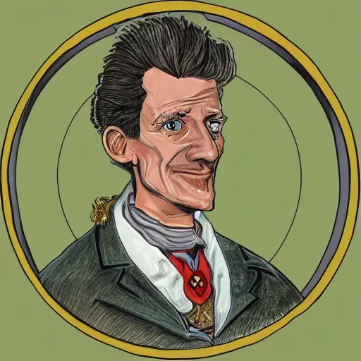 portrait of dr. livesey from the soviet cartoon, Stable Diffusion