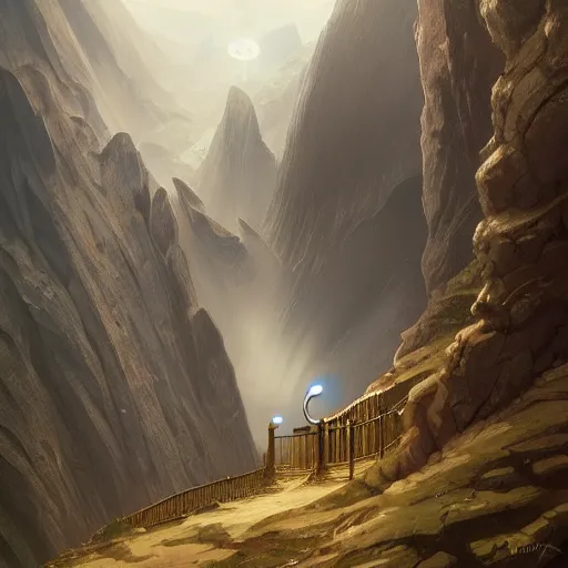 Prompt: a metal ring gate set into a mountain gap is a way to a new dimension,cosmis swirls seen though gate, misty, sci fi, high technology, futuristic, digital painting, artstation, concept art, smooth, sharp focus, illustration, art by artgerm and greg rutkowski and alphonse mucha