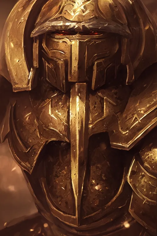 Image similar to armor portrait heros warhammer 4 0 k horus heresy fanart - the primarchs emperor by johannes helgeson animated with vfx concept artist & illustrator global illumination ray tracing hdr fanart arstation zbrush central hardmesh 8 k octane renderer comics stylized