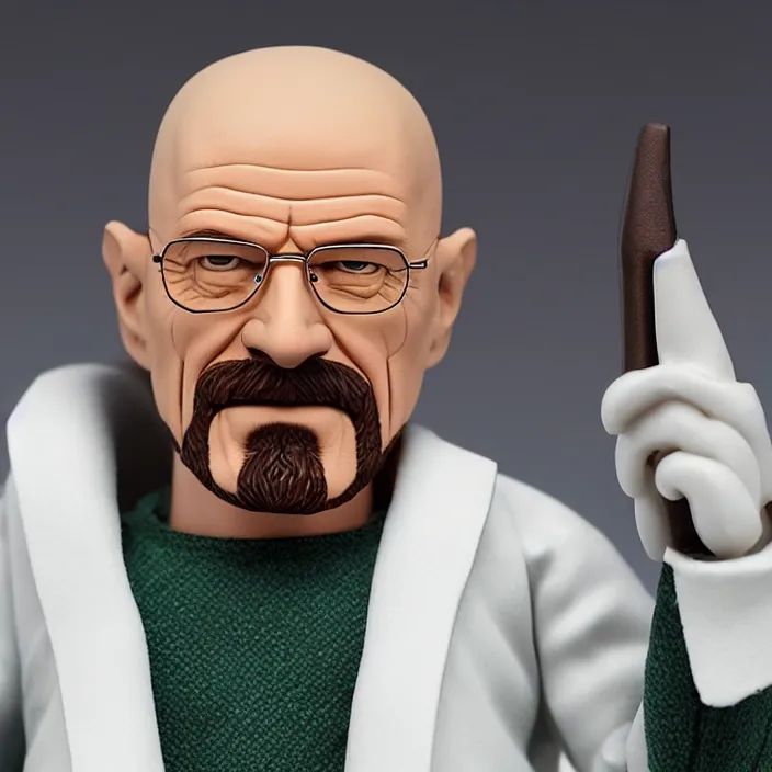 Image similar to walter white, a goodsmile figure of walter white, figurine, detailed product photo