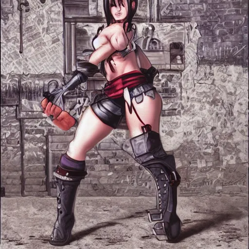 Image similar to tifa lockheart by masamune shirow