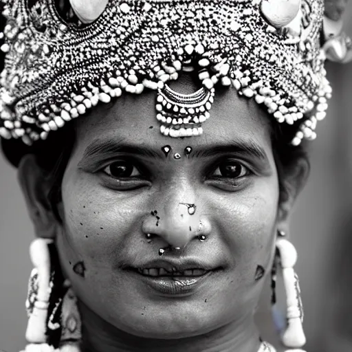 Prompt: a devadasi dancer of the temple of Kamakhya, Assam