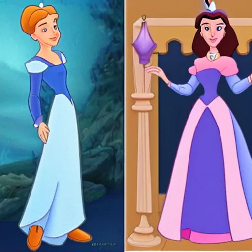 Image similar to Princess Anastasia in Disney style