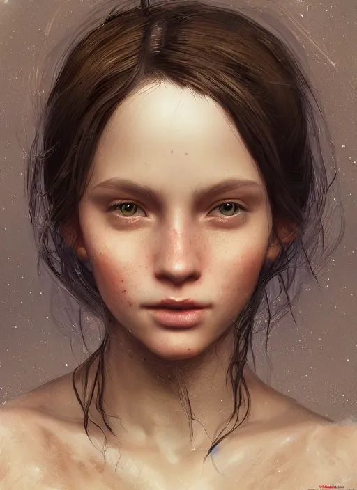Prompt: girl portrait, hyper detailed, digital art, trending in artstation, cinematic lighting, studio quality, smooth render, unreal engine 5 rendered, octane rendered, art style by klimt and nixeu and ian sprigger and wlop and krenz cushart.