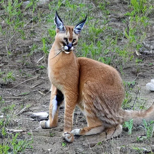 Prompt: caracal