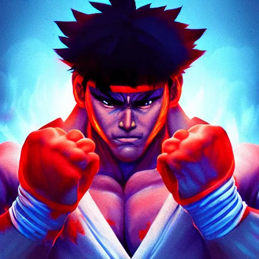 Ryu artwork #9, Street Fighter 2