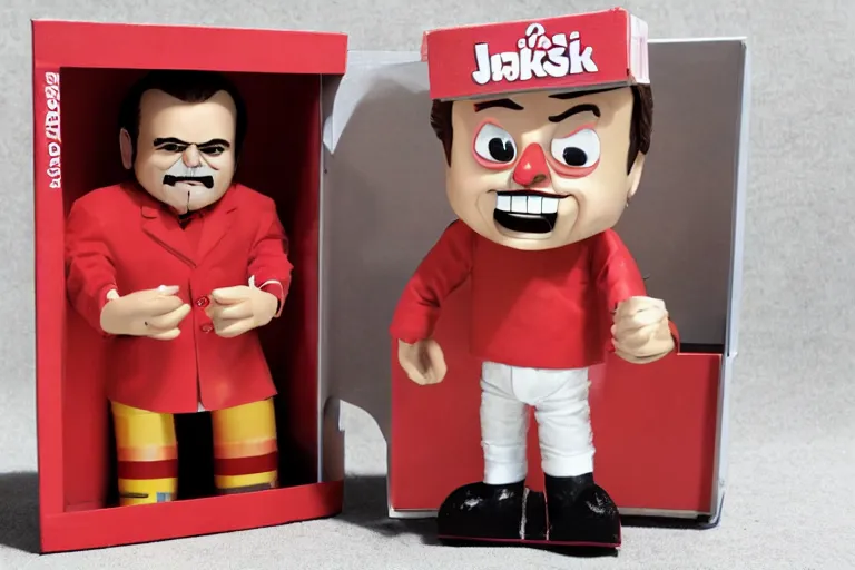 Image similar to Jack Nicholson jack in a box toy