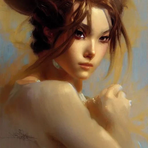 Image similar to detailed portrait of anime girl, painting by gaston bussiere, craig mullins, j. c. leyendecker