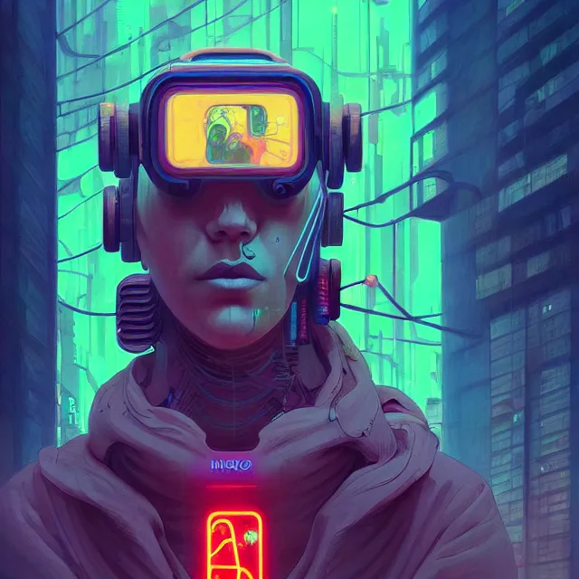 Prompt: a beautiful portrait painting of a ( cyberpunk ) link by simon stalenhag and pascal blanche and alphonse mucha and nekro and josan gonzalez. in style of digital art. colorful comic, film noirs, symmetry, brush stroke, vibrating colors, hyper detailed. octane render. trending on artstation