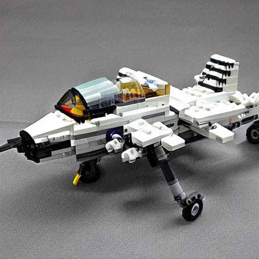 Prompt: a lego A-10