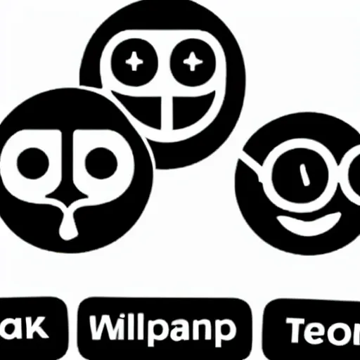 Image similar to team of 8 happy people, pictogram, white background