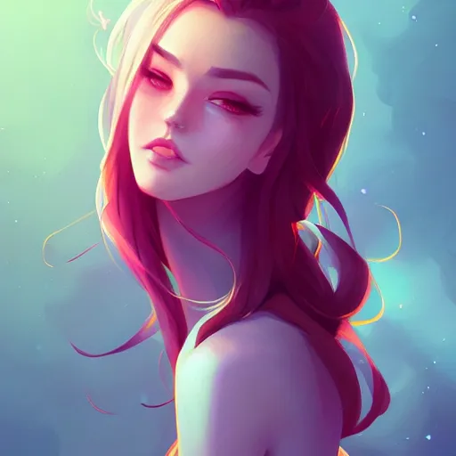 Image similar to a portrait of a beautiful model, art by lois van baarle and loish and ross tran and rossdraws and sam yang and samdoesarts and artgerm, digital art, highly detailed, intricate, sharp focus, Trending on Artstation HQ, deviantart, unreal engine 5, 4K UHD image