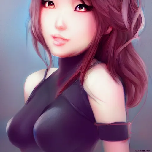 Image similar to Yuli Ban, trending on Pixiv, drawn by Artgerm