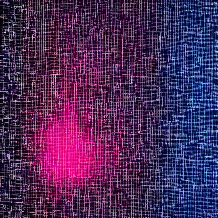 Prompt: cyber glitch texture