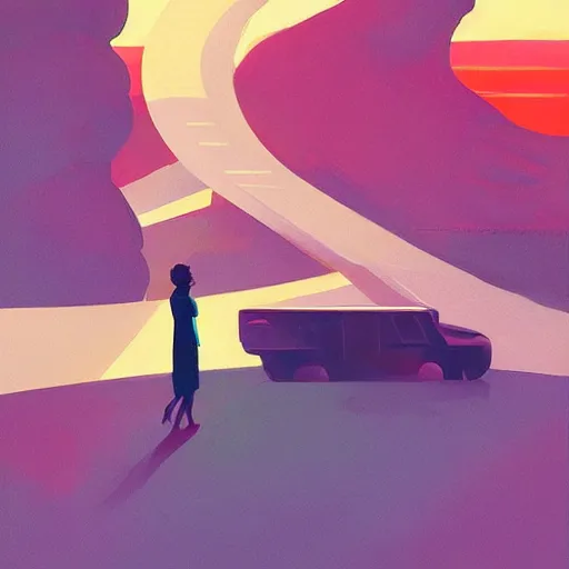 Image similar to 🌈 🛰 abstract jazz music by atey ghailan and edward hopper