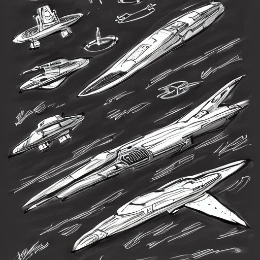 Image similar to spaceship sketches