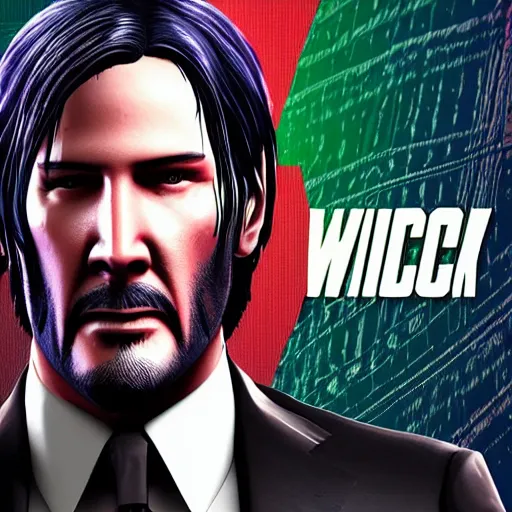 Image similar to john wick ps 5 game case