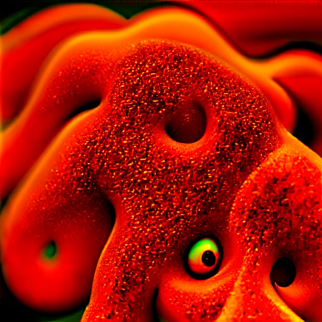 Image similar to fiery whimsical emotional eyes cephalopod, in a photorealistic macro photograph with shallow dof