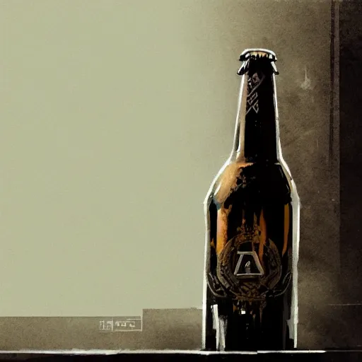 Image similar to a bottle of beer testifying in court, dramatic lighting, illustration by Greg rutkowski, yoji shinkawa, 4k, digital art, concept art, trending on artstation