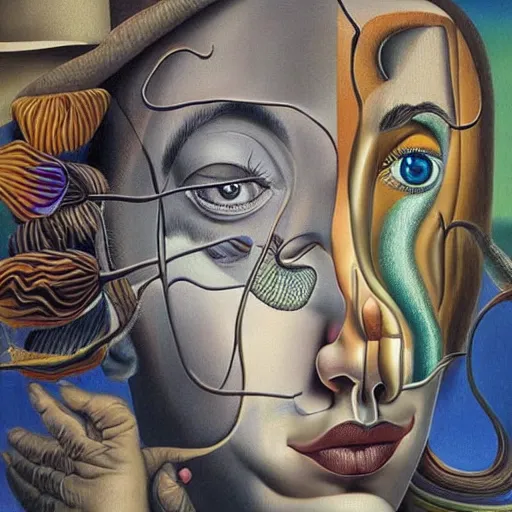 Prompt: detailed realistic surrealist painting in the style of salvador dali