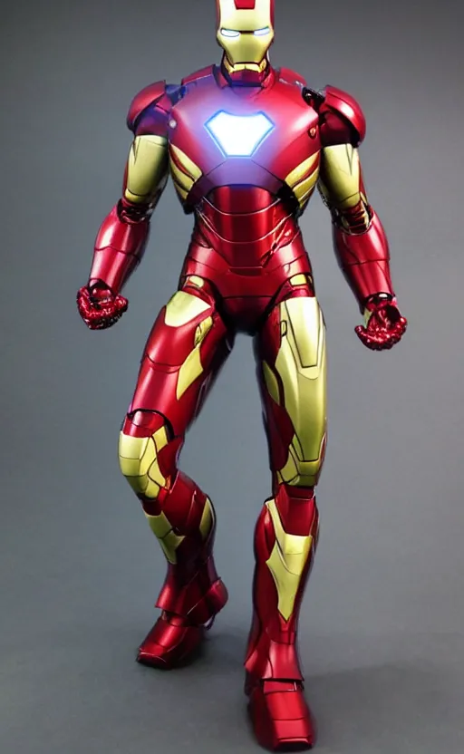 Prompt: full body shot of Iron man in a dynamic pose, high detail, complex