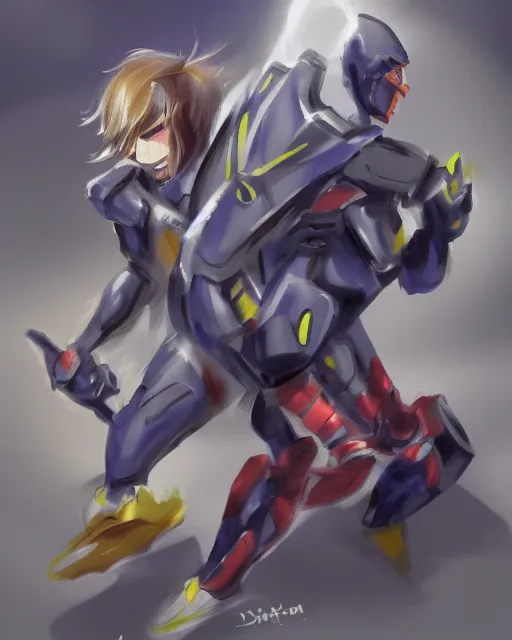 Image similar to a concept painting of sd ai and dall - e ai duking it out