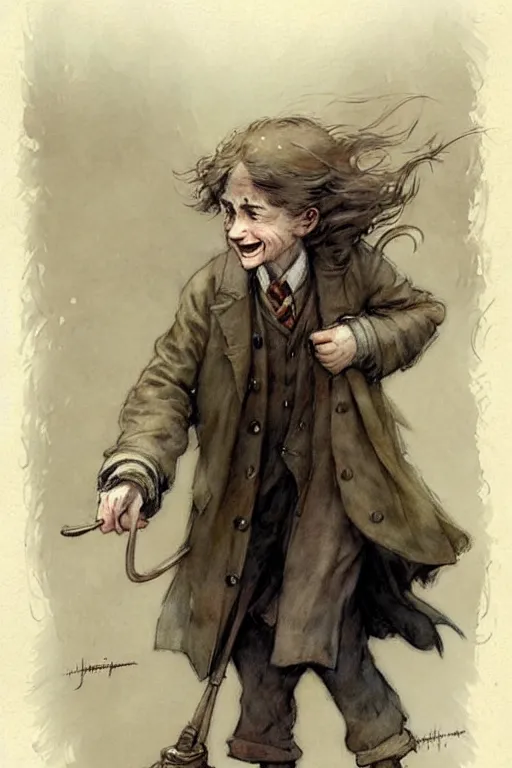 Image similar to (((((1950s harry potter street . muted colors.))))) by Jean-Baptiste Monge !!!!!!!!!!!!!!!!!!!!!!!!!!!