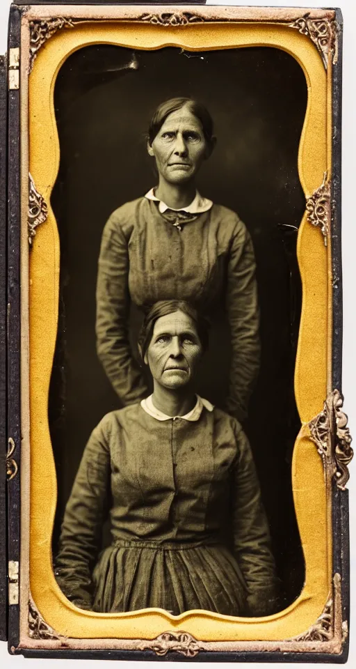 Image similar to a highly detailed wet plate photograph, a portrait of a female school teacher