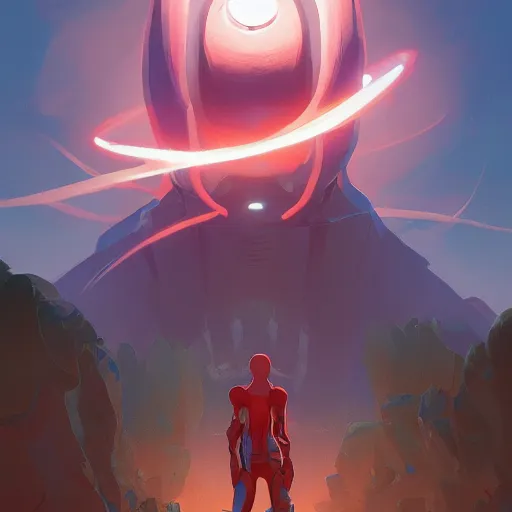 Image similar to hero world alien 1 9 7 9, behance hd by jesper ejsing, by rhads, makoto shinkai and lois van baarle, ilya kuvshinov, rossdraws global illumination